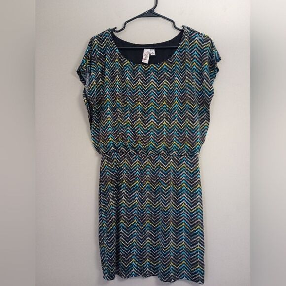 L8ter Sleeveless Dress Cinched Waist Size Large - Picture 1 of 6
